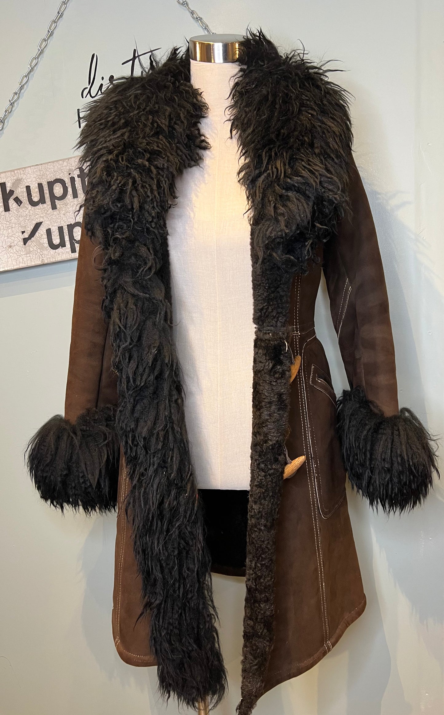 Mokkanahkatakki Friitala XS