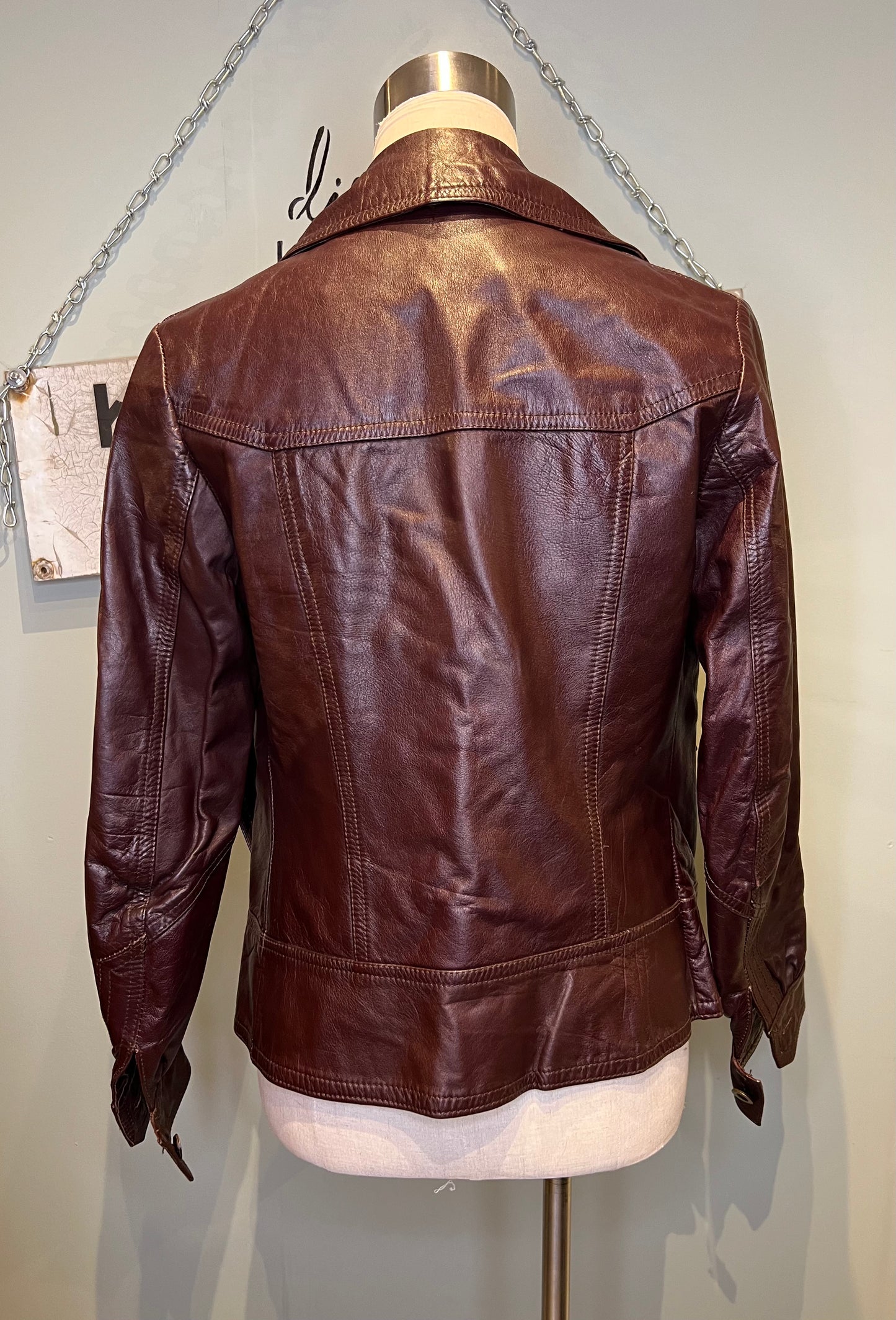 Kevyt nahkatakki Friitala XS/S