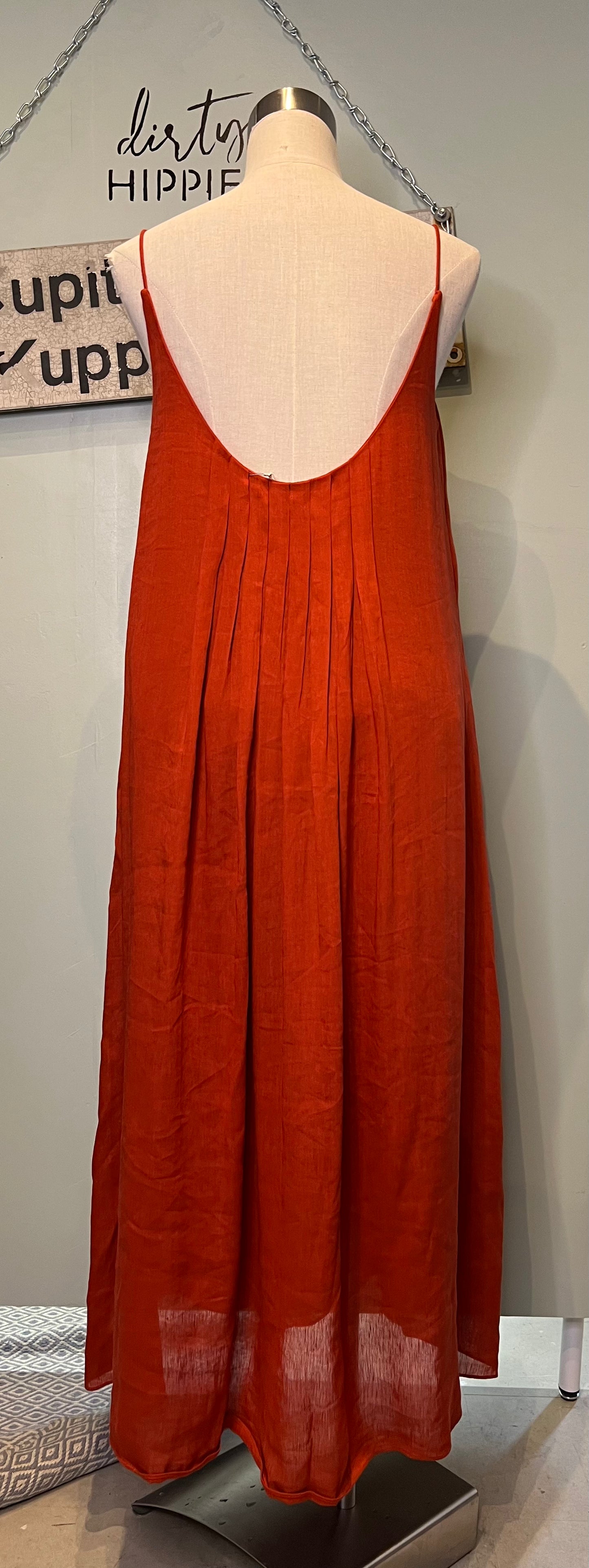Pellavasekoitemekko Massimo Dutti S