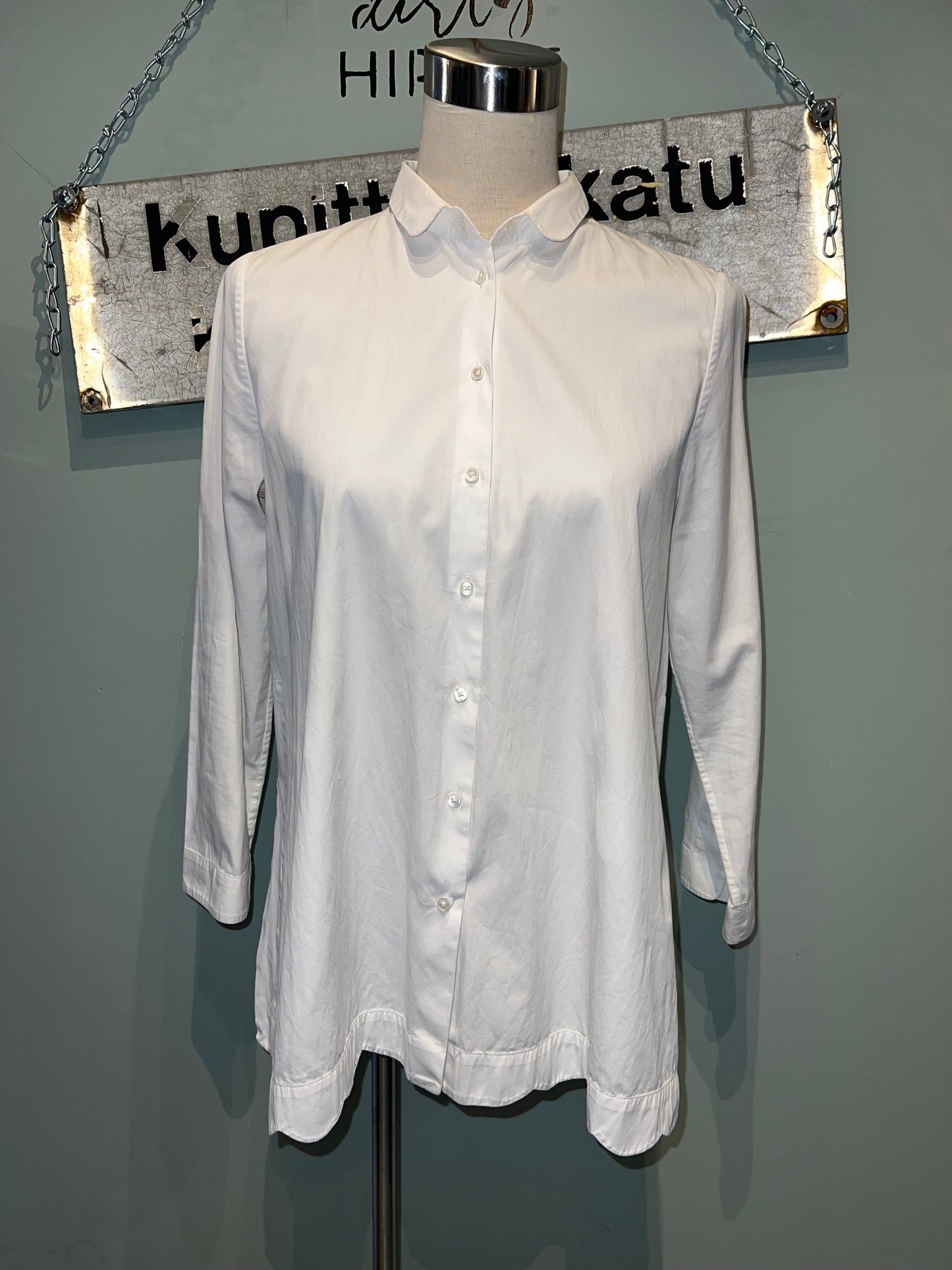 Kauluspaita M Uterque valkoinen