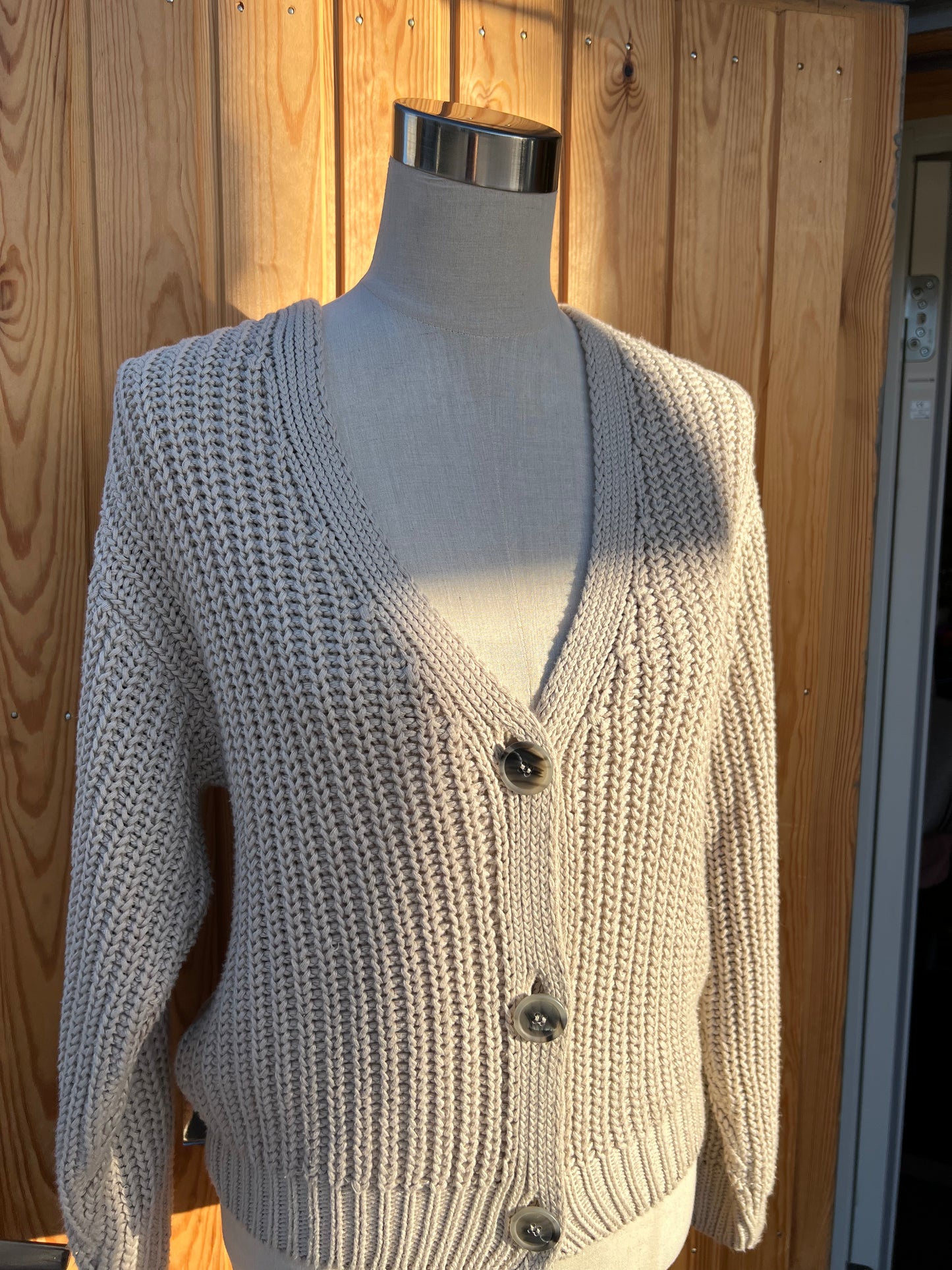 Puuvillaneule Jan n june XS (oversized)