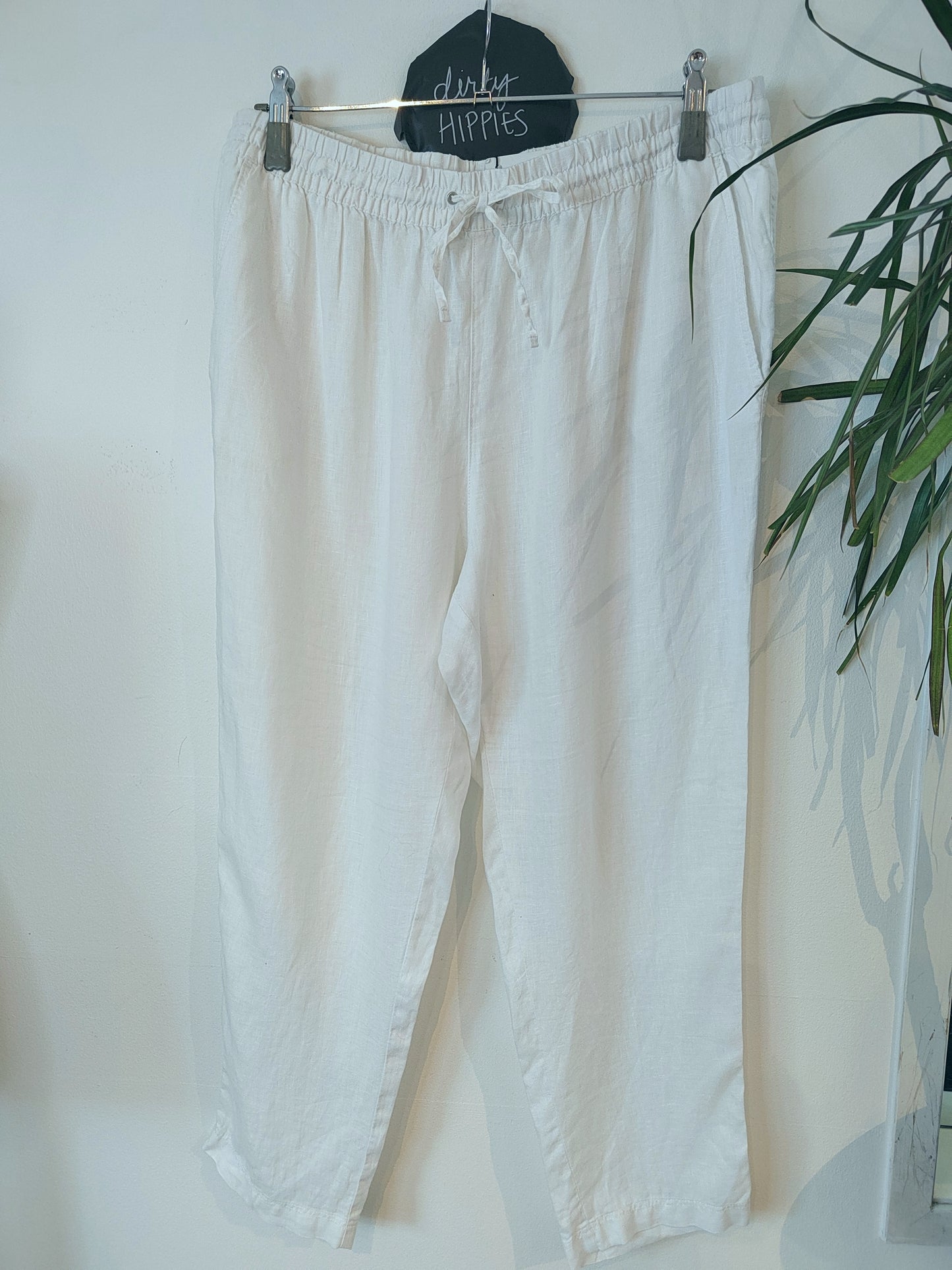 Pellavahousut XL