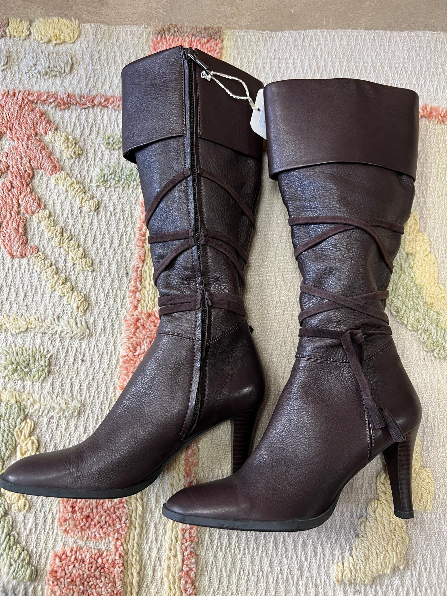 Zara nahkasaappaat 39