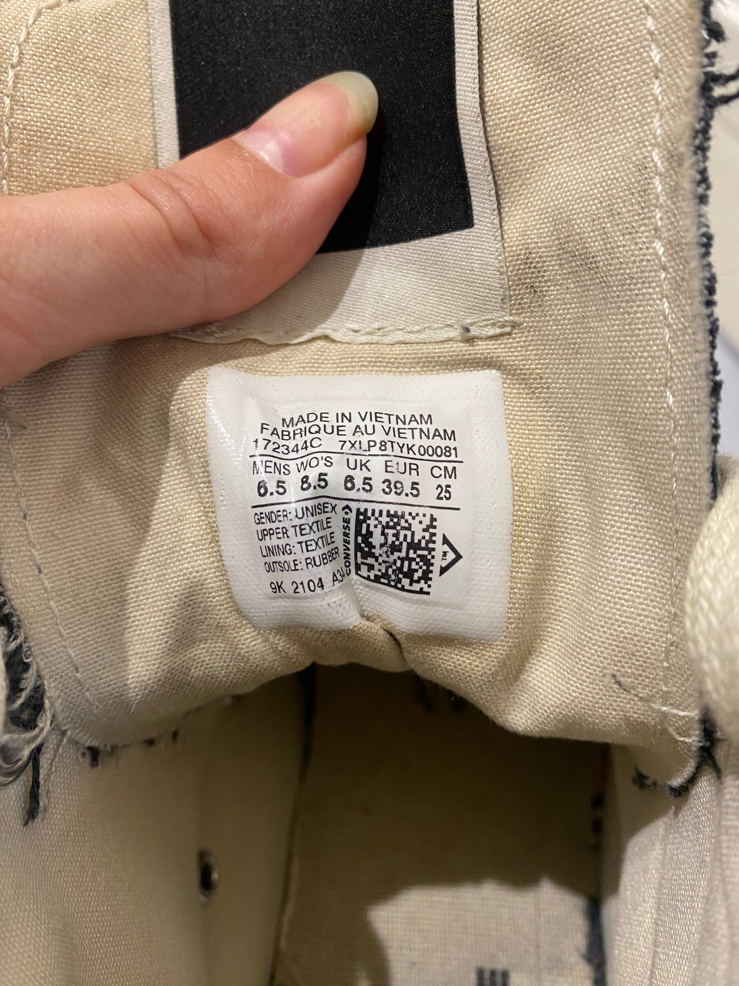 Tennarit Rick Owens x Converse 39,5
