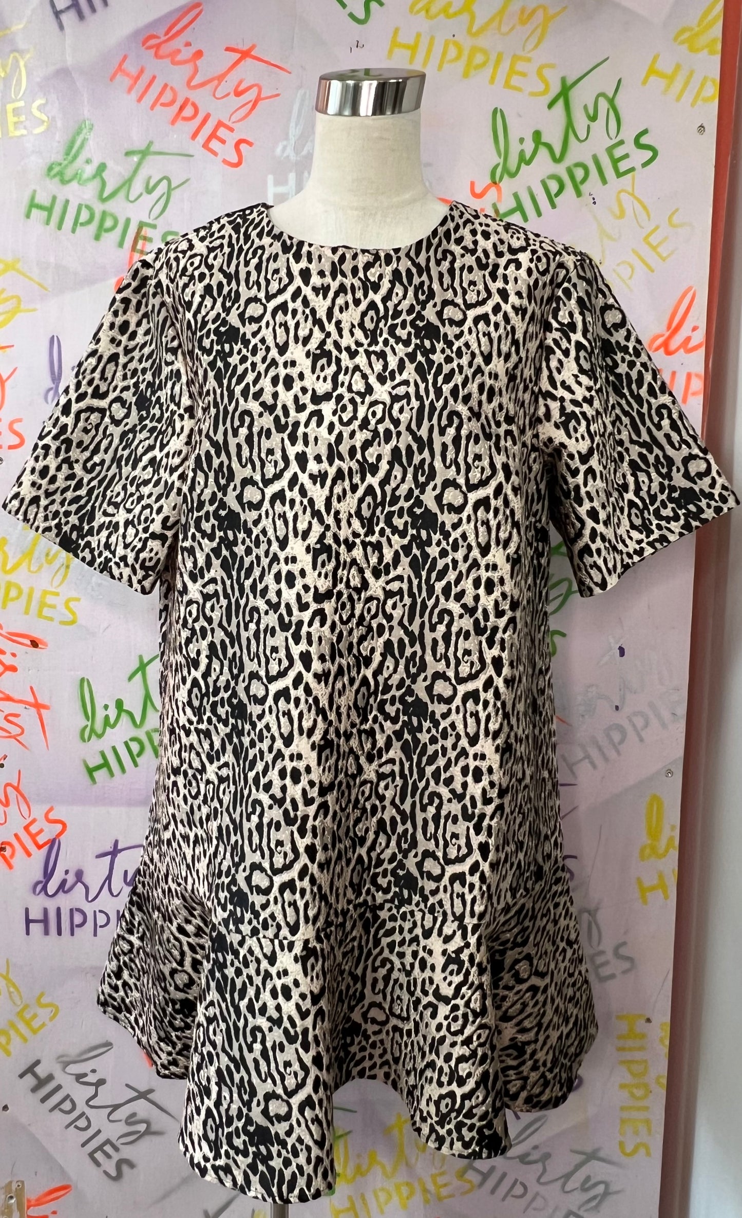 H&M leopardi mekko L/XL