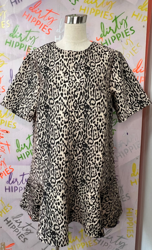 H&M leopardi mekko L/XL