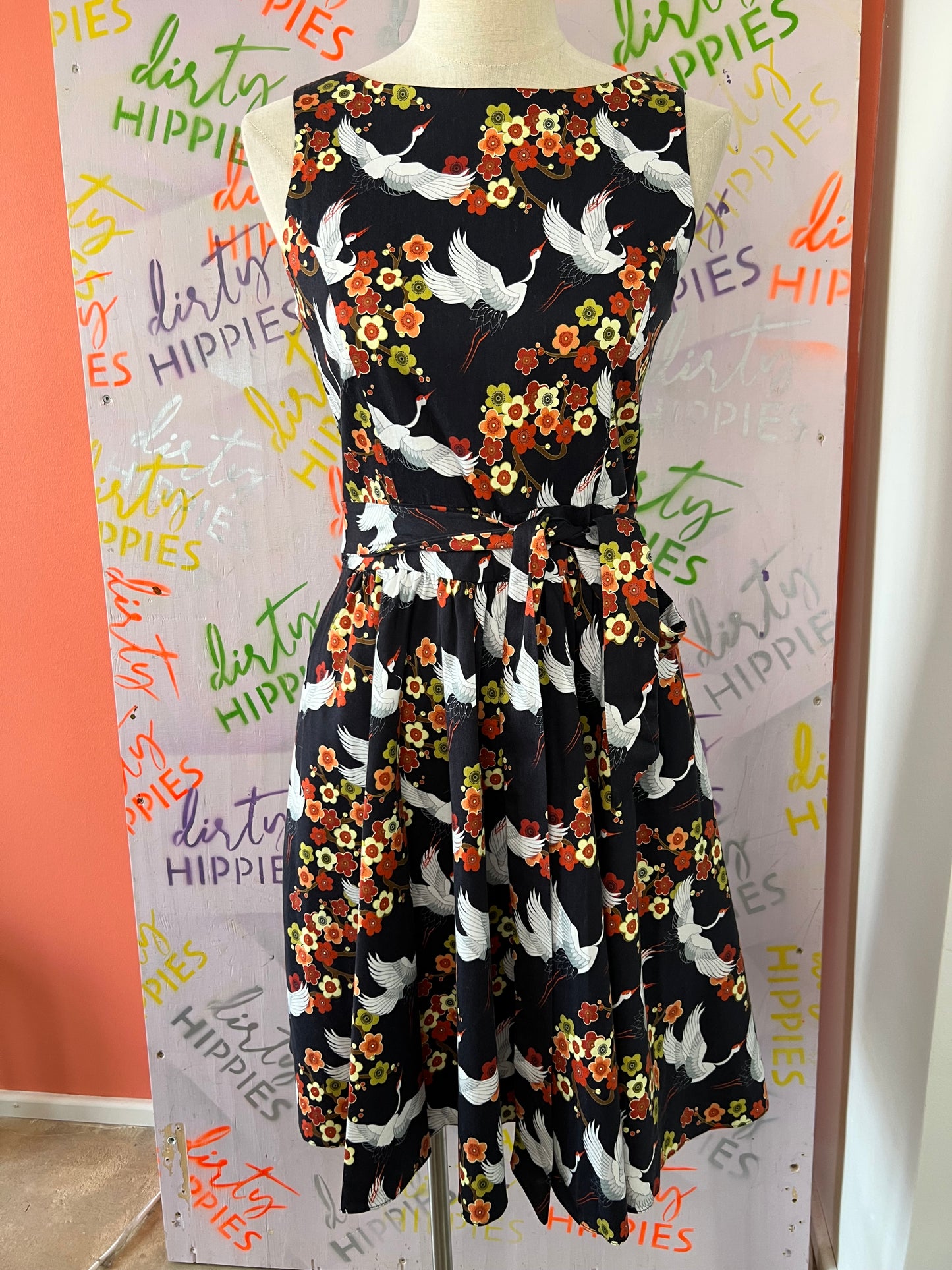 Uusi Lady VINTAGE mekko 12/M
