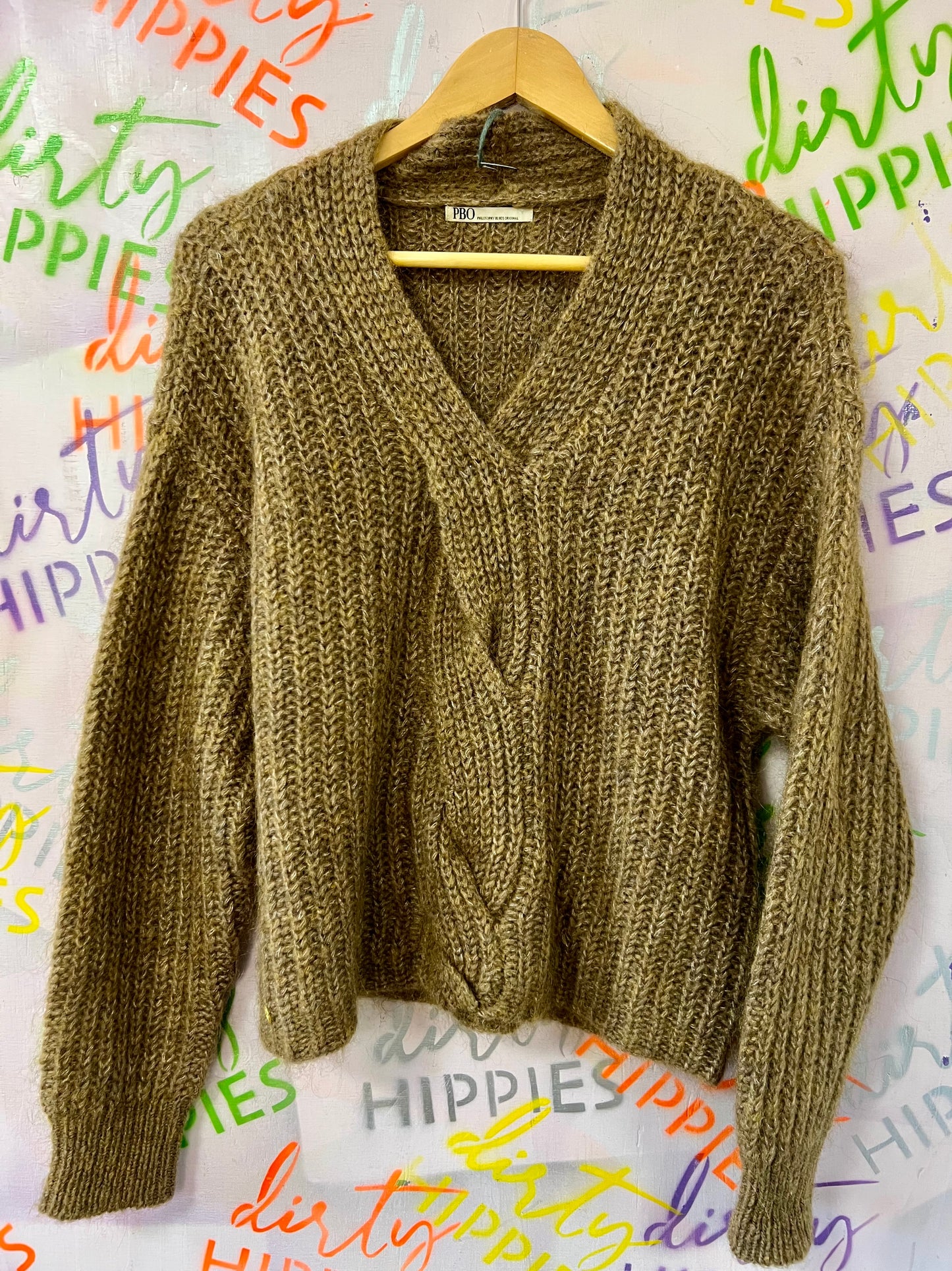 PBO Mohairsekoiteneule M/L
