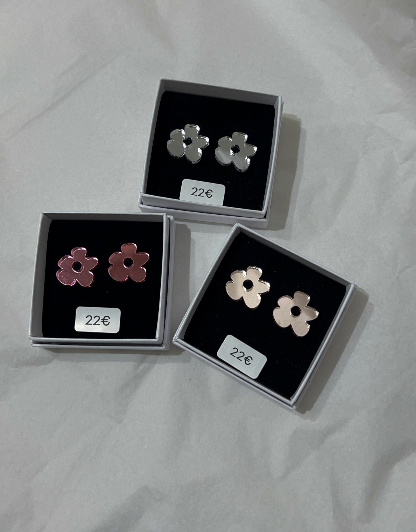 PEPPI DESIGN ”pihlaja” nappikorvakorut