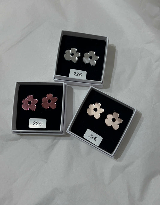 PEPPI DESIGN ”pihlaja” nappikorvakorut