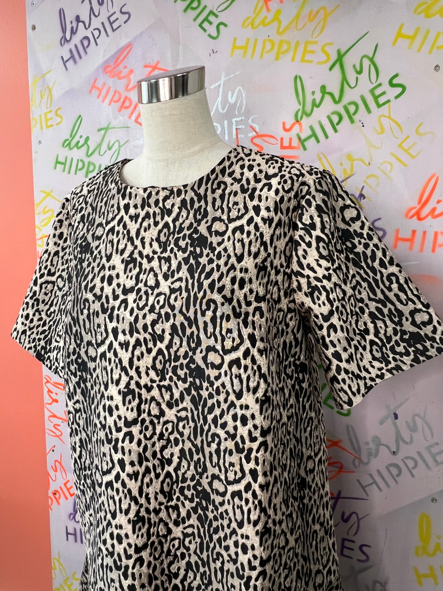 H&M leopardi mekko L/XL
