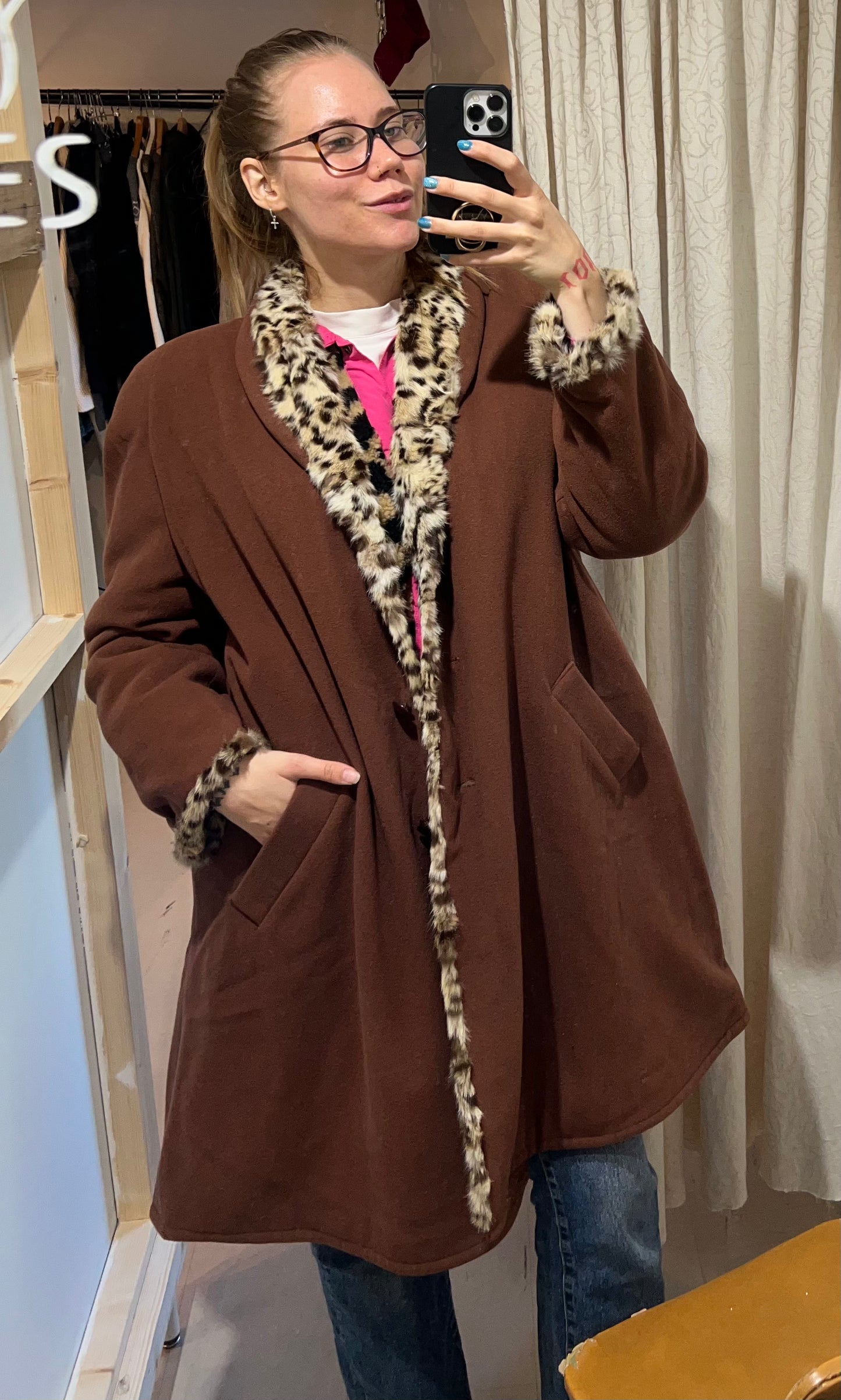 Villakangastakki turkilla M/L