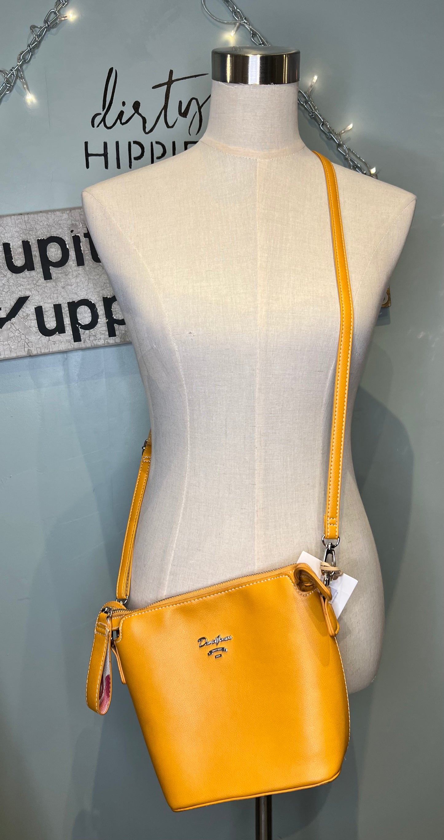 Keinonahkalaukku David Jones