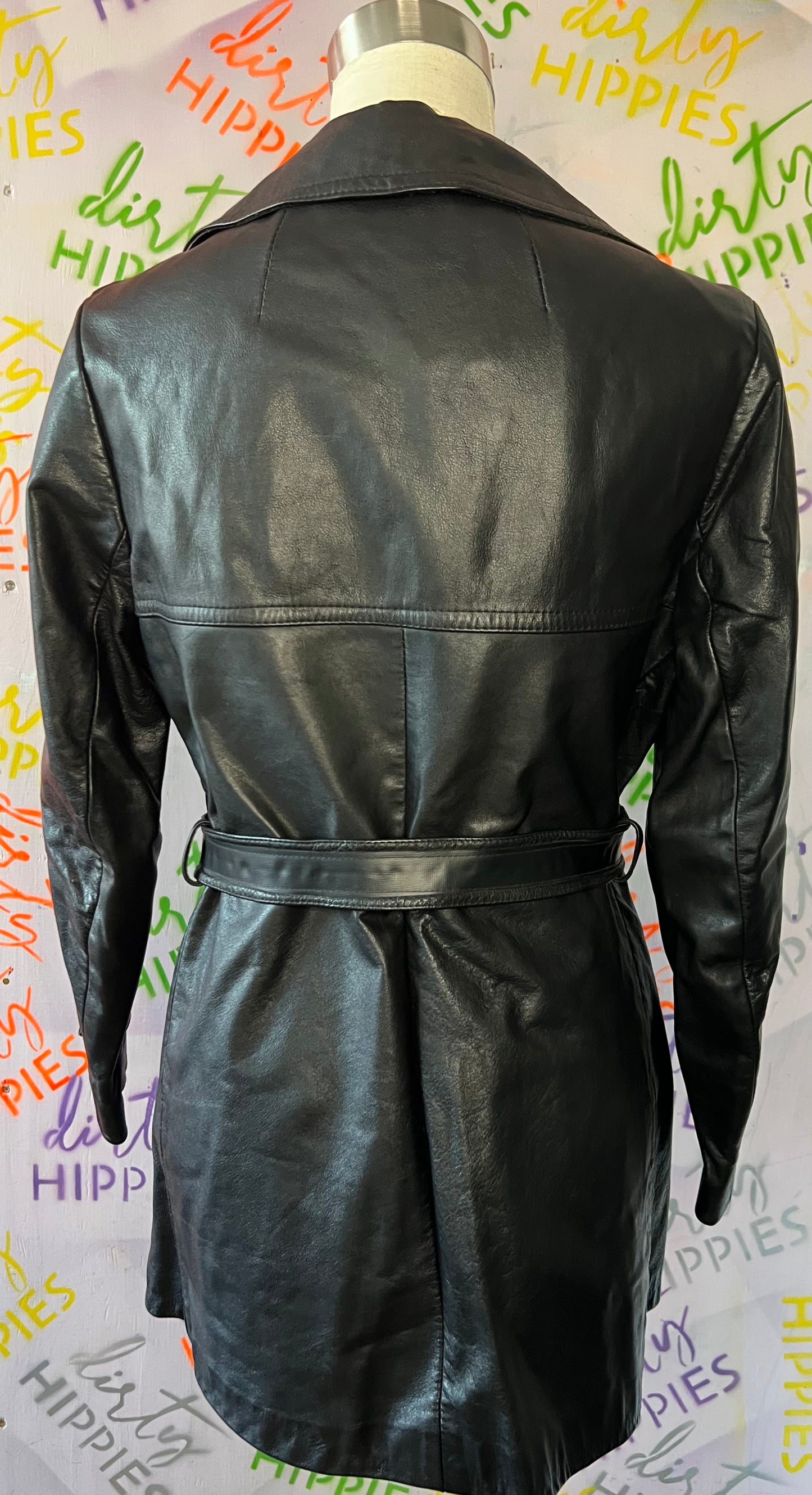 VINTAGE nahkatakki 36
