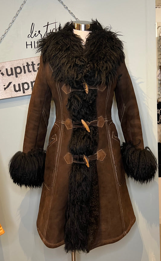 Mokkanahkatakki Friitala XS