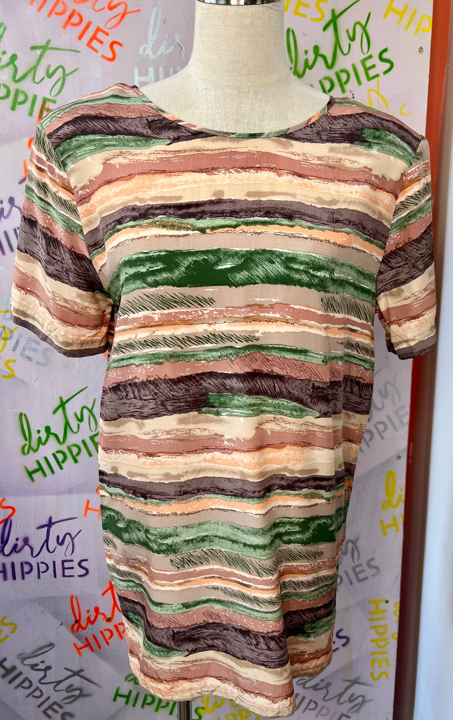VINTAGE silkkipusero S/M (napin lenkki irti)