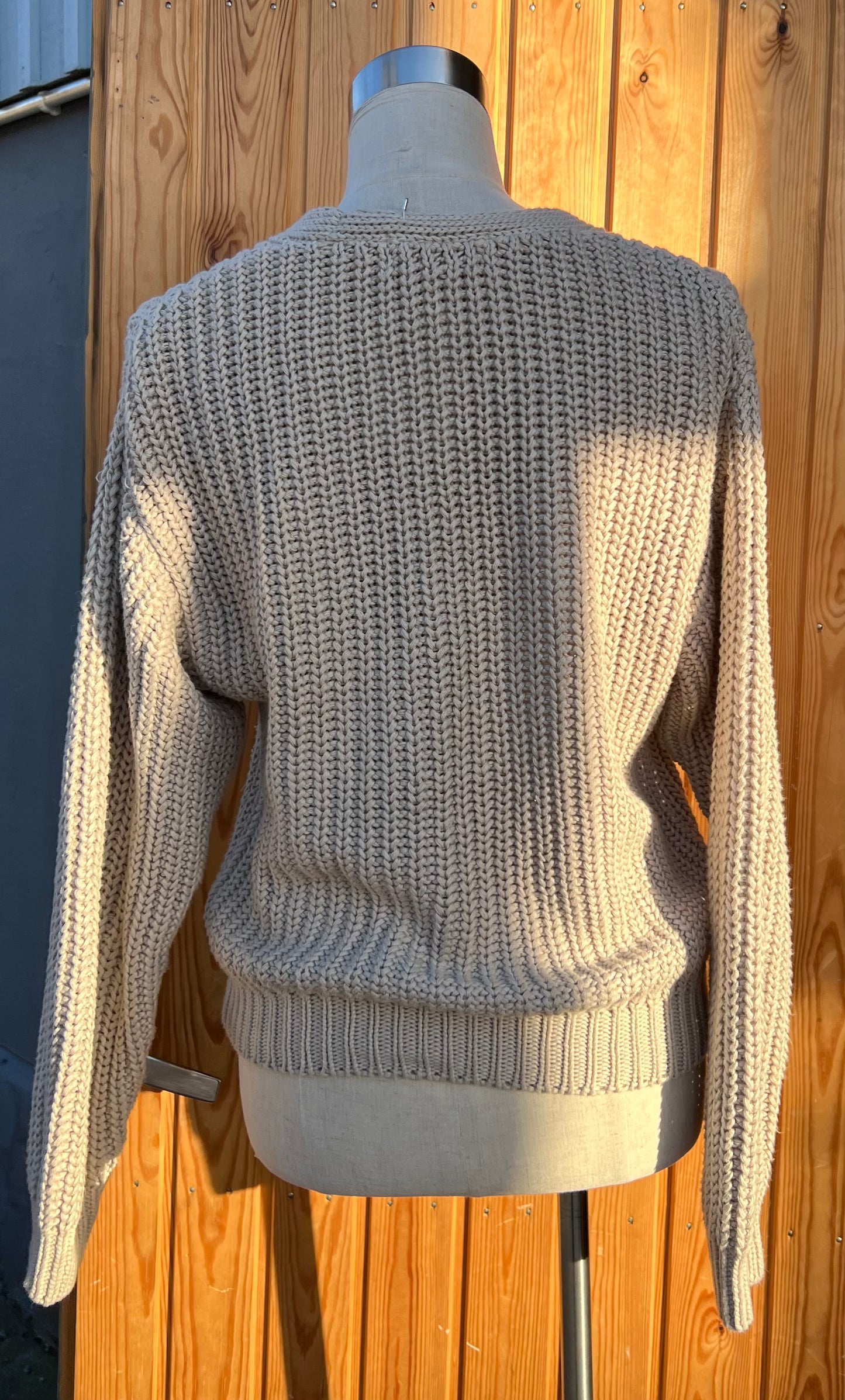 Puuvillaneule Jan n june XS (oversized)