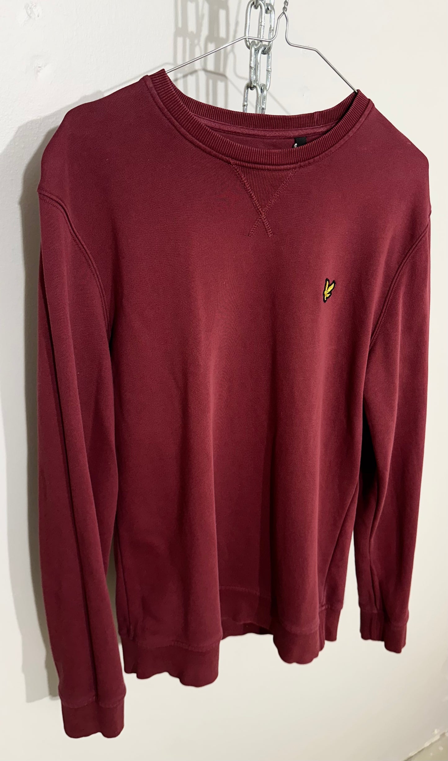 Lyle & Scott college burgundy L (mens)