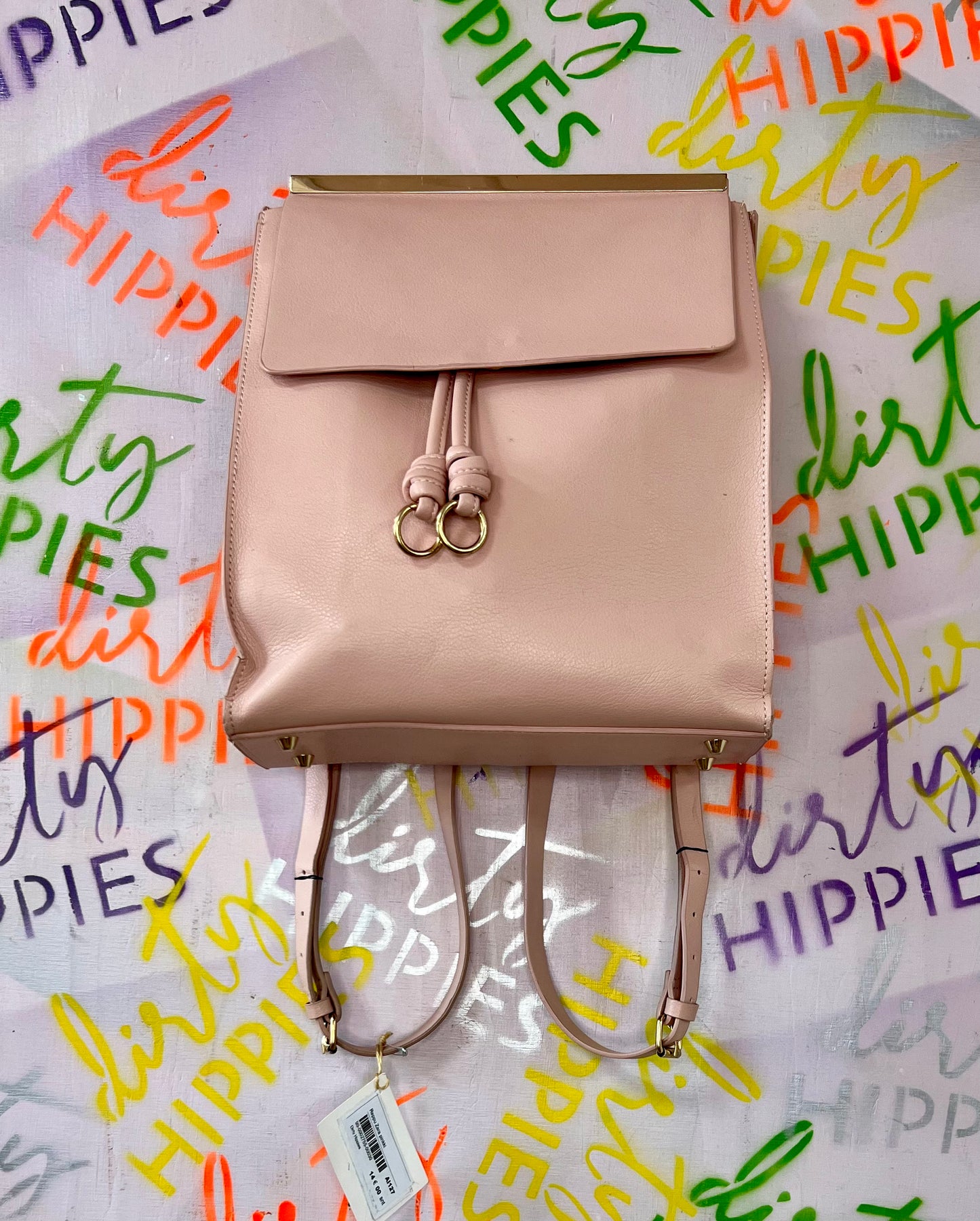 Zara pinkki reppu