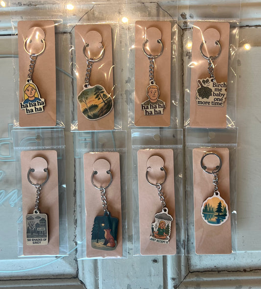 Puinen avaimenperä noniin.goods