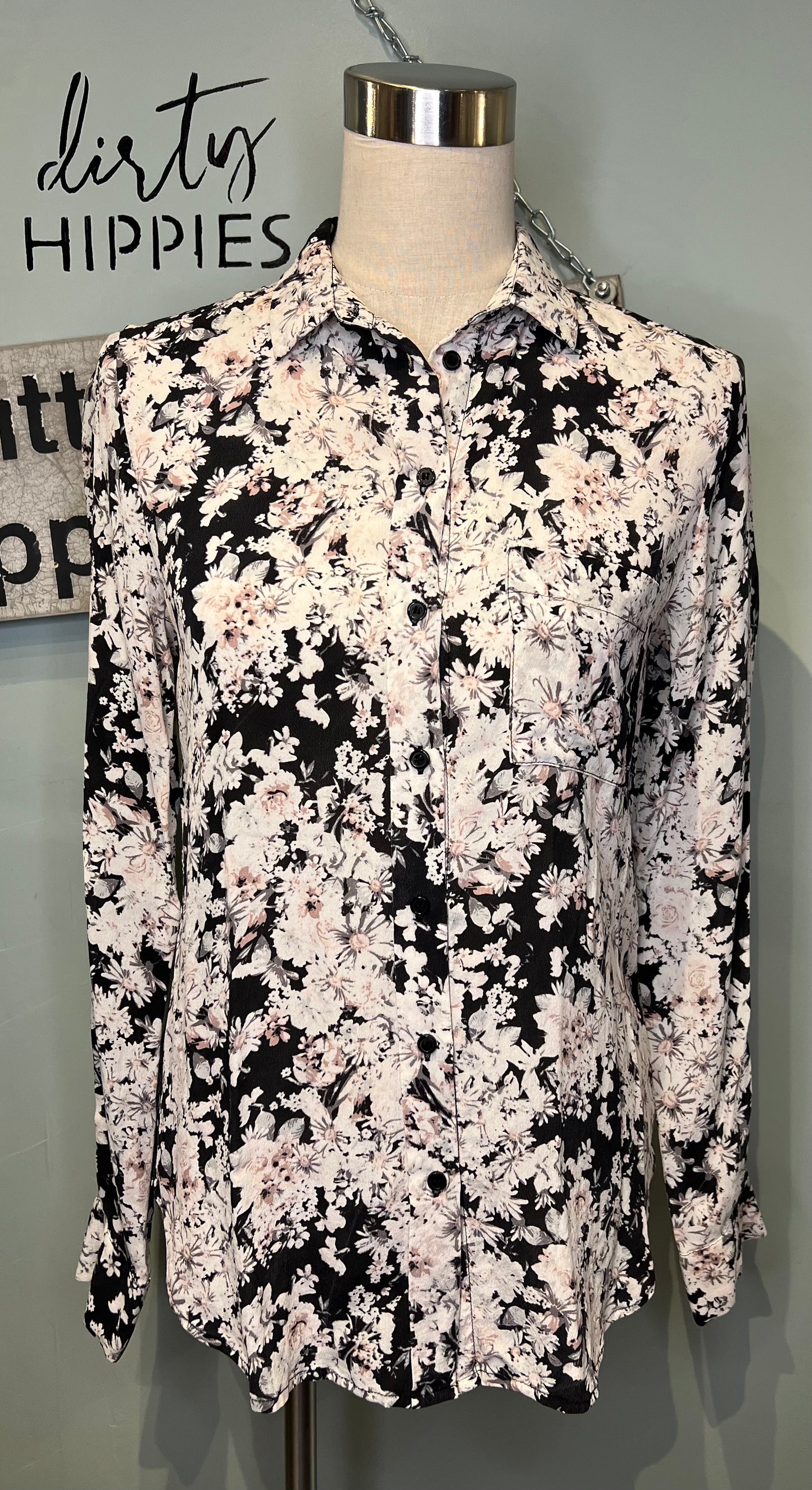 Silkkikauluspaita Ginatricot 36