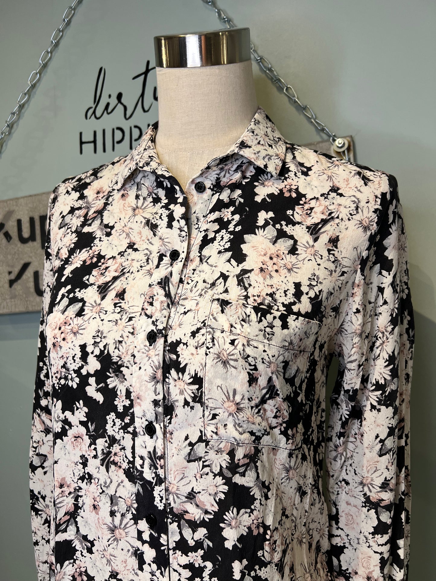 Silkkikauluspaita Ginatricot 36