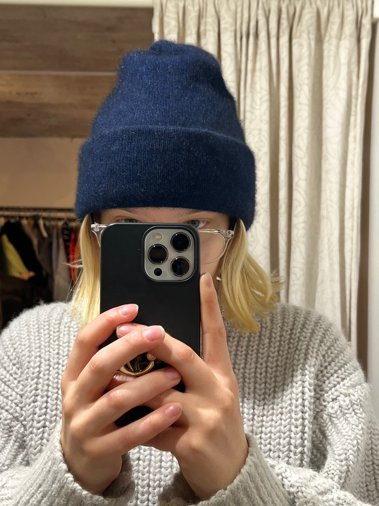 Villapipo Sauso tummansininen