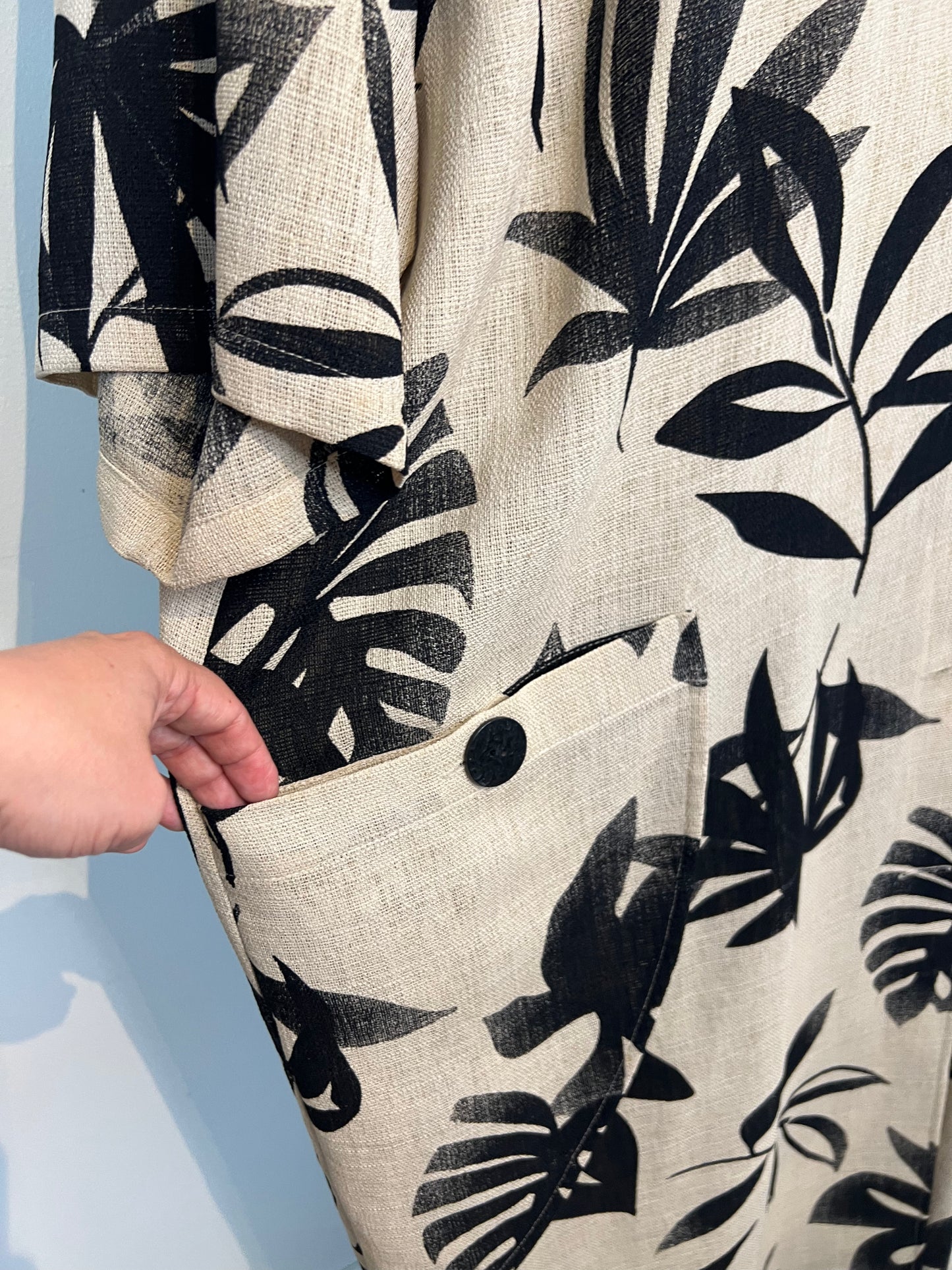 VINTAGE punottu kimono XXL