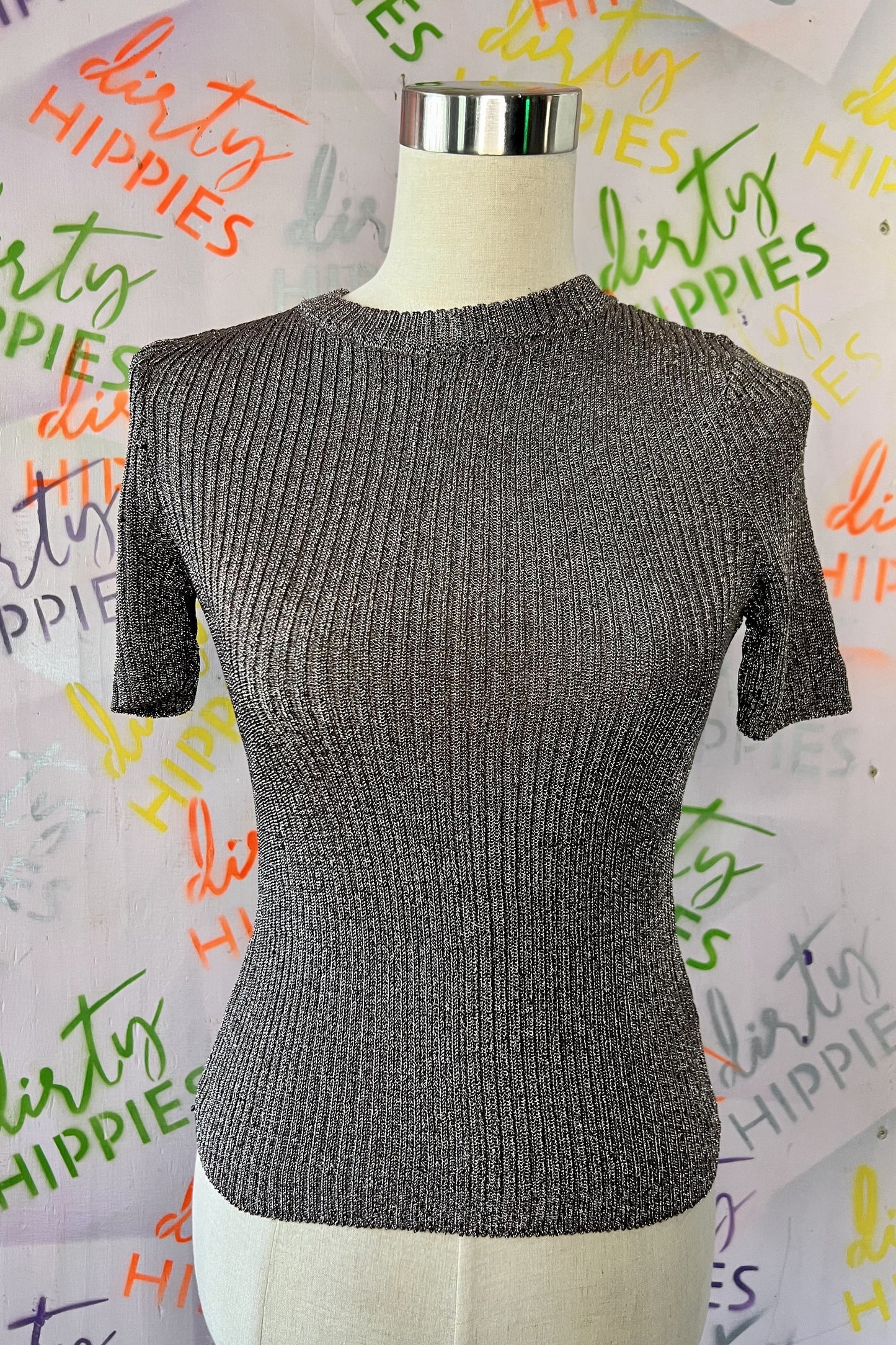 H&M Glitter t-paita S