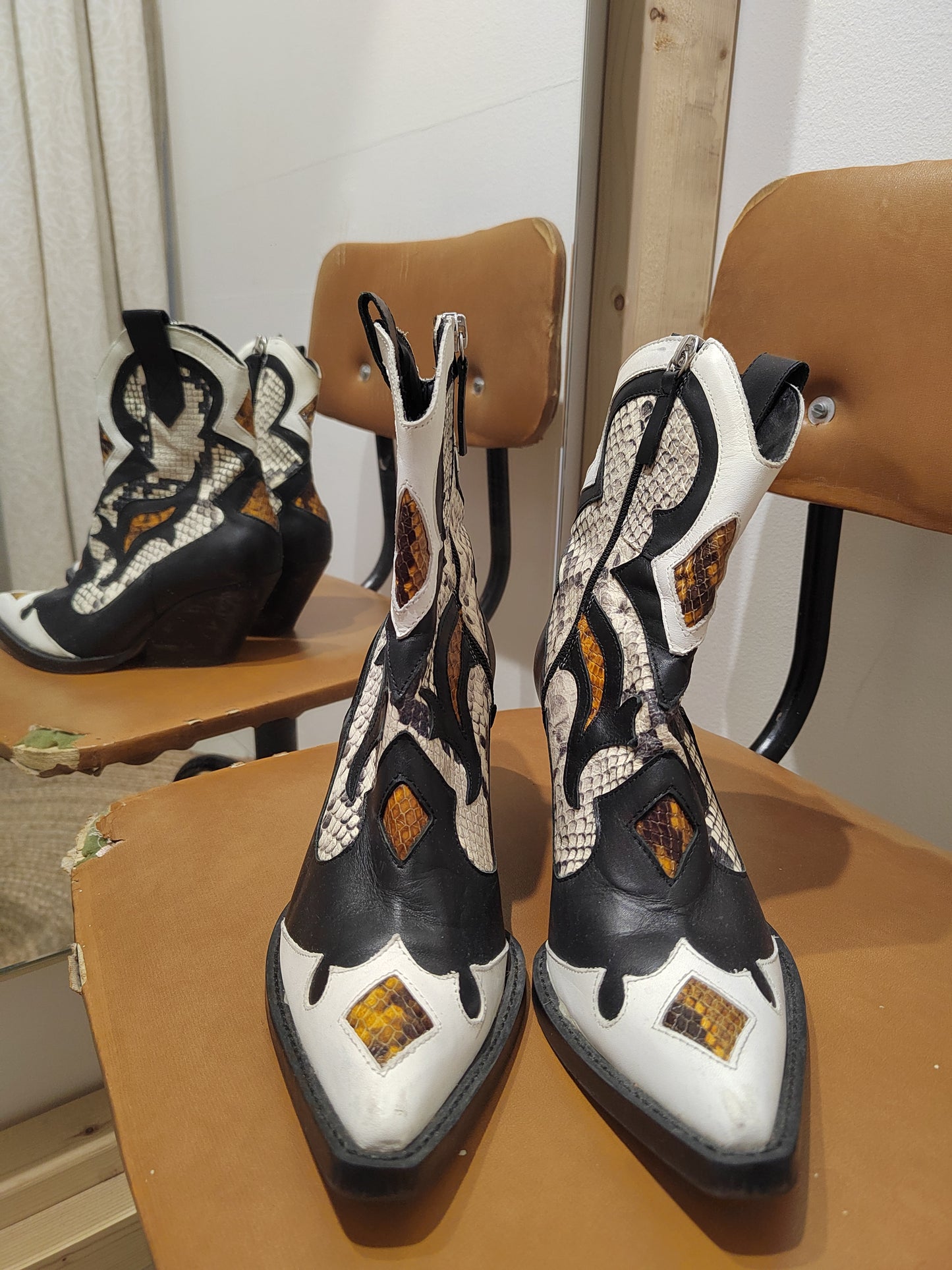 Zara Bootsit (keinonahka) 36