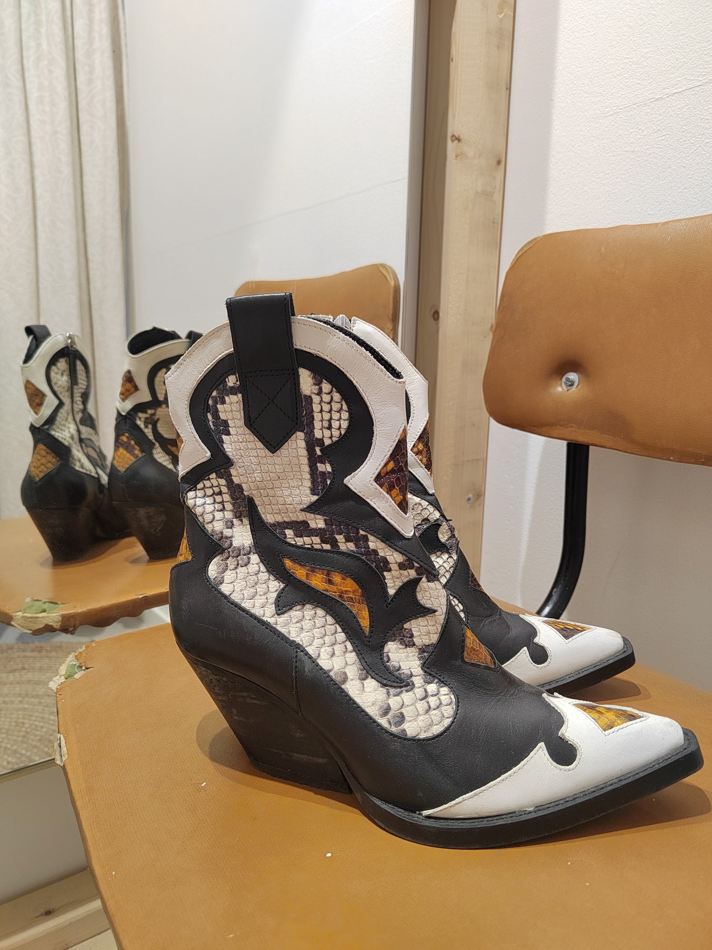 Zara Bootsit (keinonahka) 36