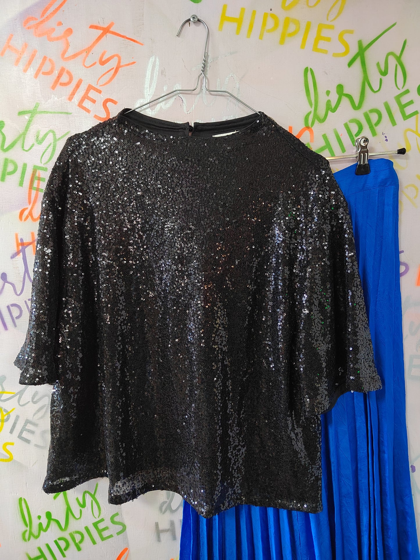 H&M paljettipaita XL